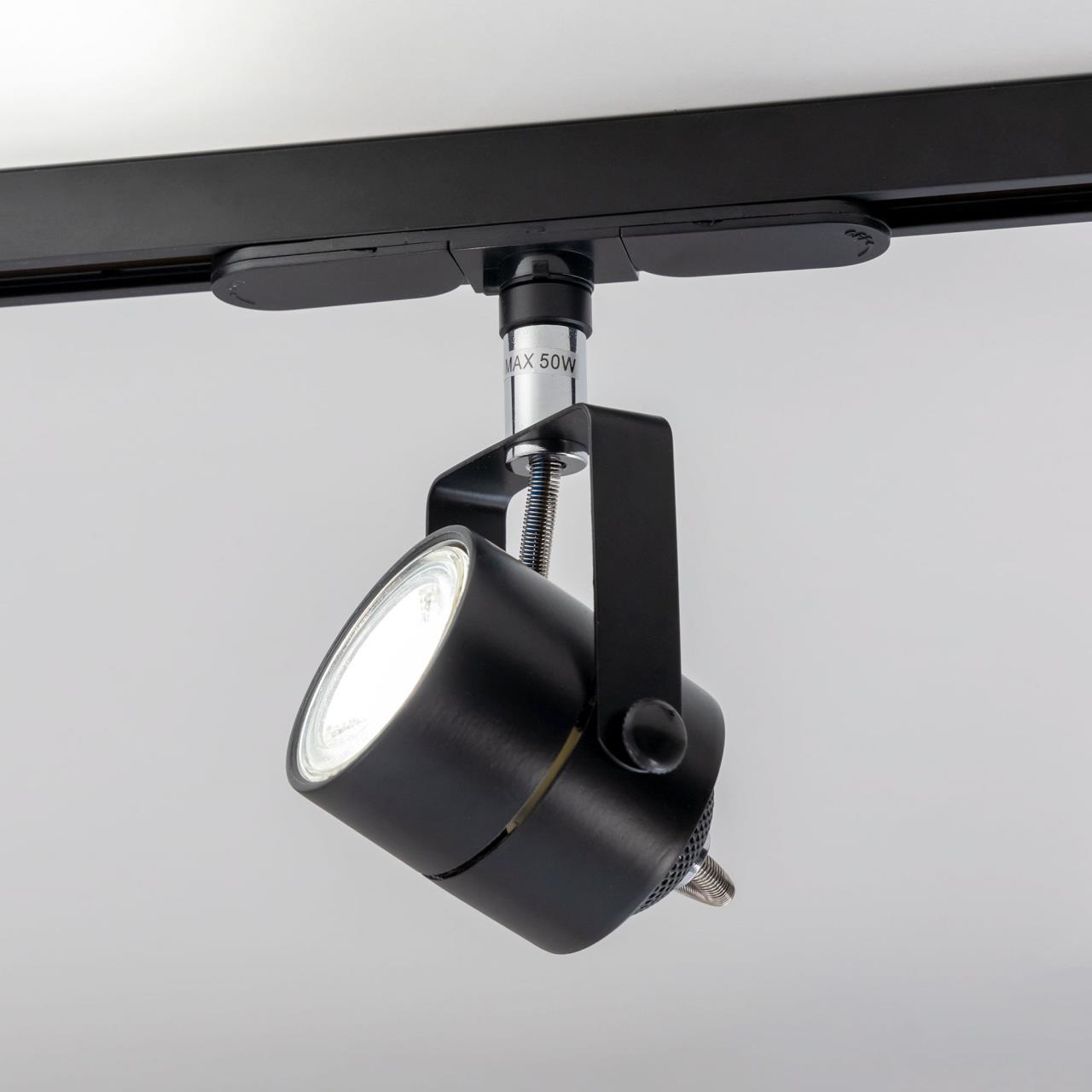 Трековый светильник Citilux Ринг CL525T11N, цвет черный - фото 5
