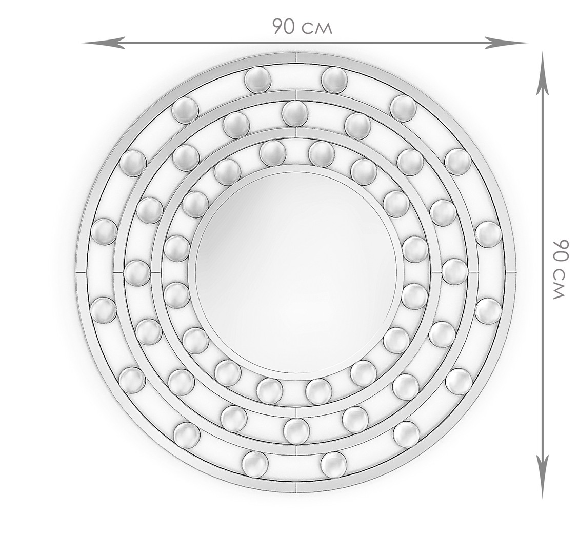 Зеркало Brillica Cosmo BL 900/900-C25 BL 900/900-C25 - фото 4