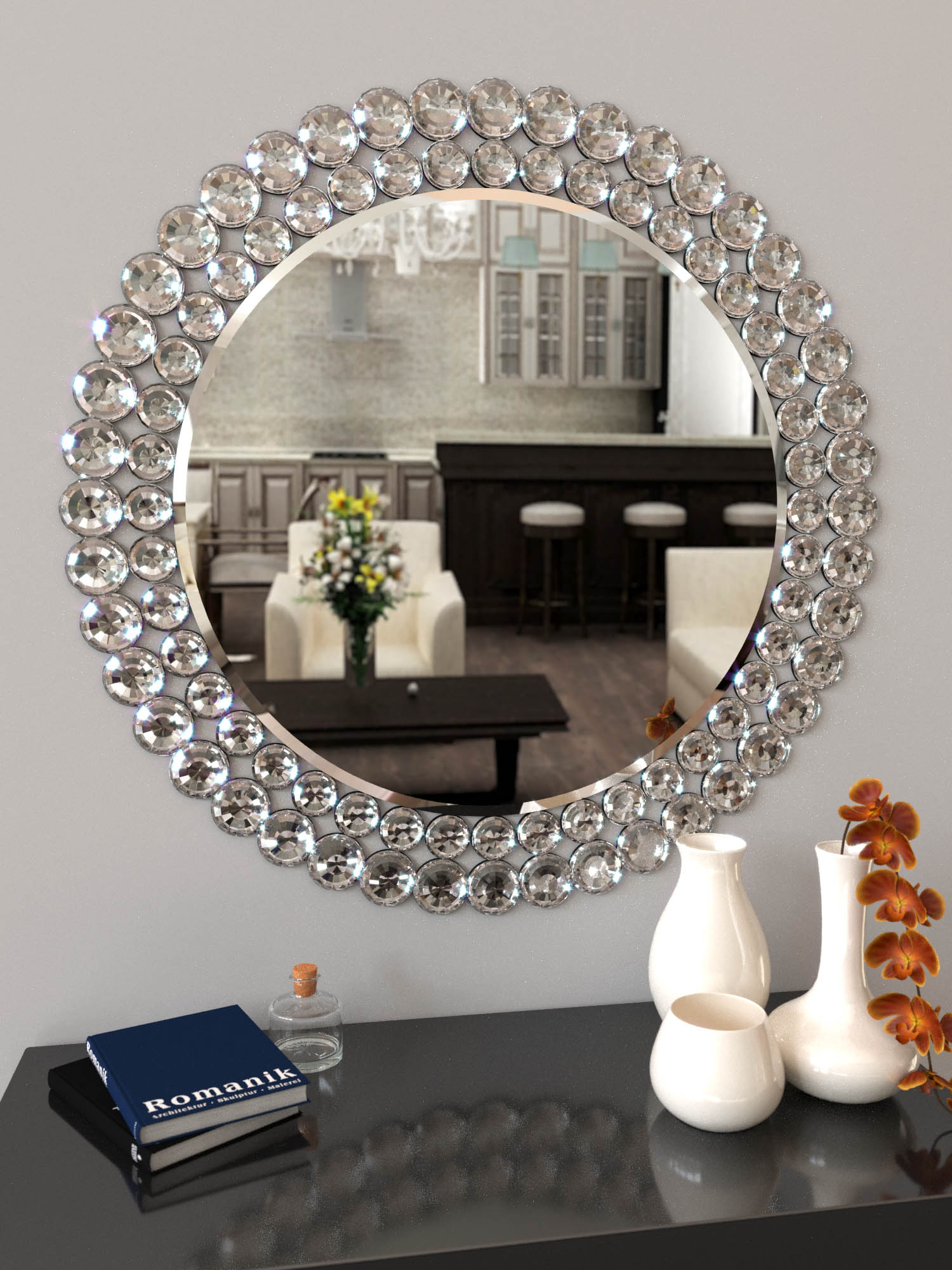 Зеркало Brillica Diamante BL1000/1000-C21 BL1000/1000-C21 - фото 1