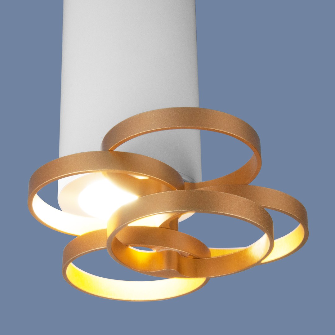 Светильник Elektrostandard DLN102 GU10 4690389148781, цвет золотистый;белый a047748 - фото 5