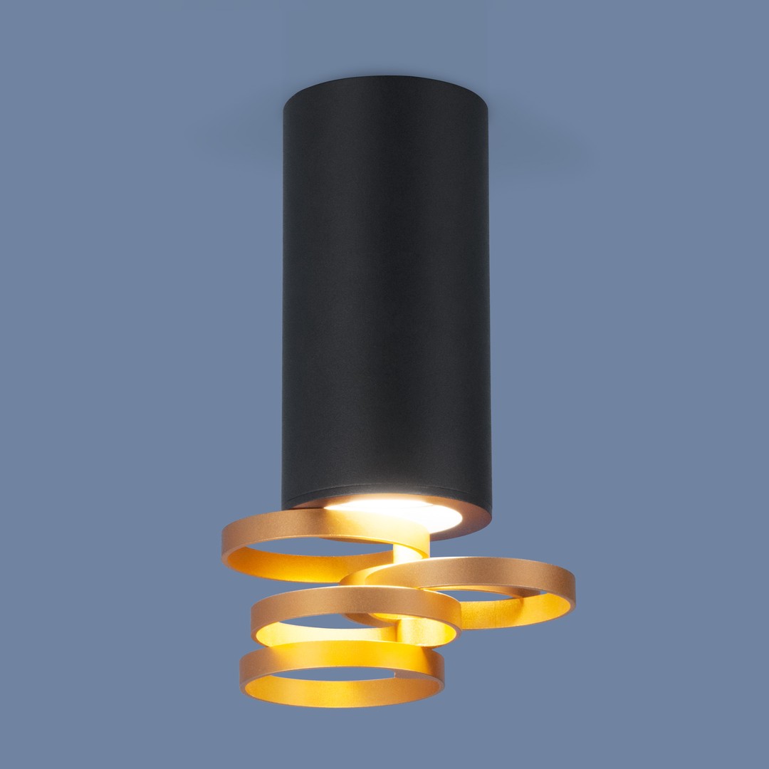 Светильник Elektrostandard DLN102 GU10 4690389148774, цвет золотистый;черный a047747 - фото 2
