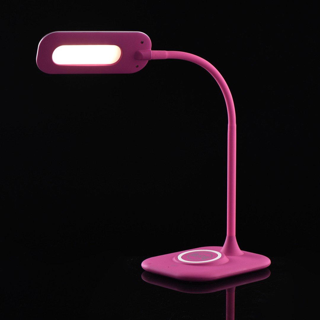 Настольная лампа De Markt РАКУРС 631036701, цвет розовый - фото 2