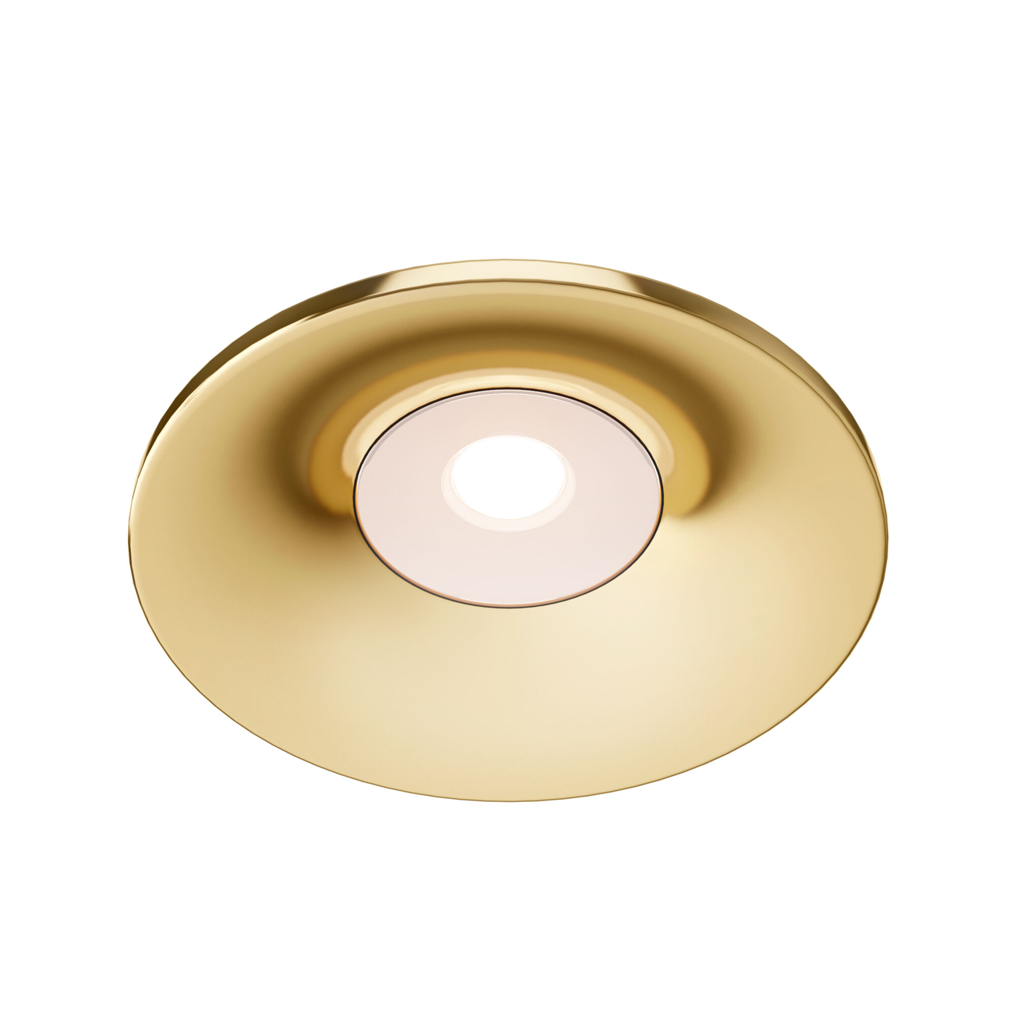 Встраиваемый светильник Maytoni DOWNLIGHT DL041-01G, цвет золотистый - фото 1