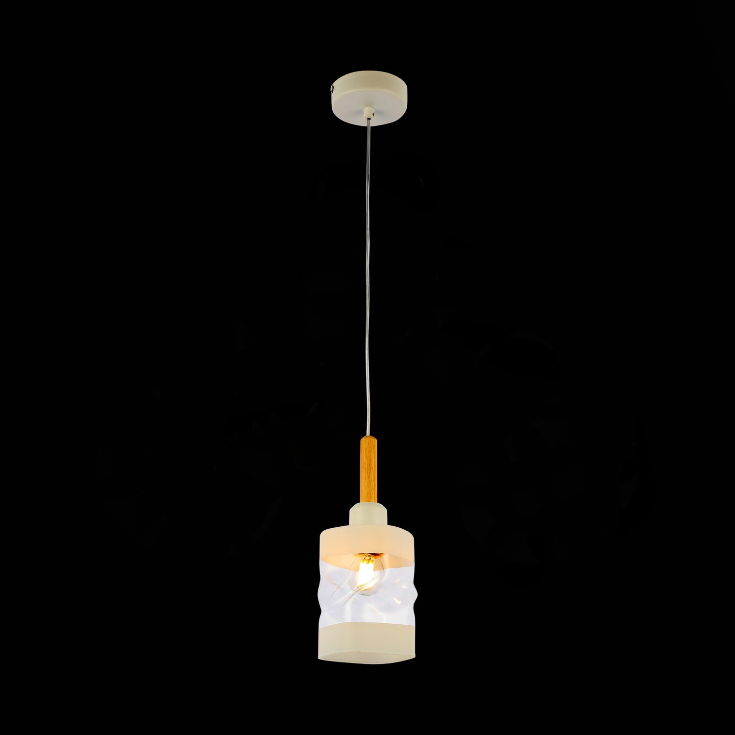Подвесной светильник Evoluce ABIRITTO SLE114503-01, цвет белый;прозрачный - фото 3
