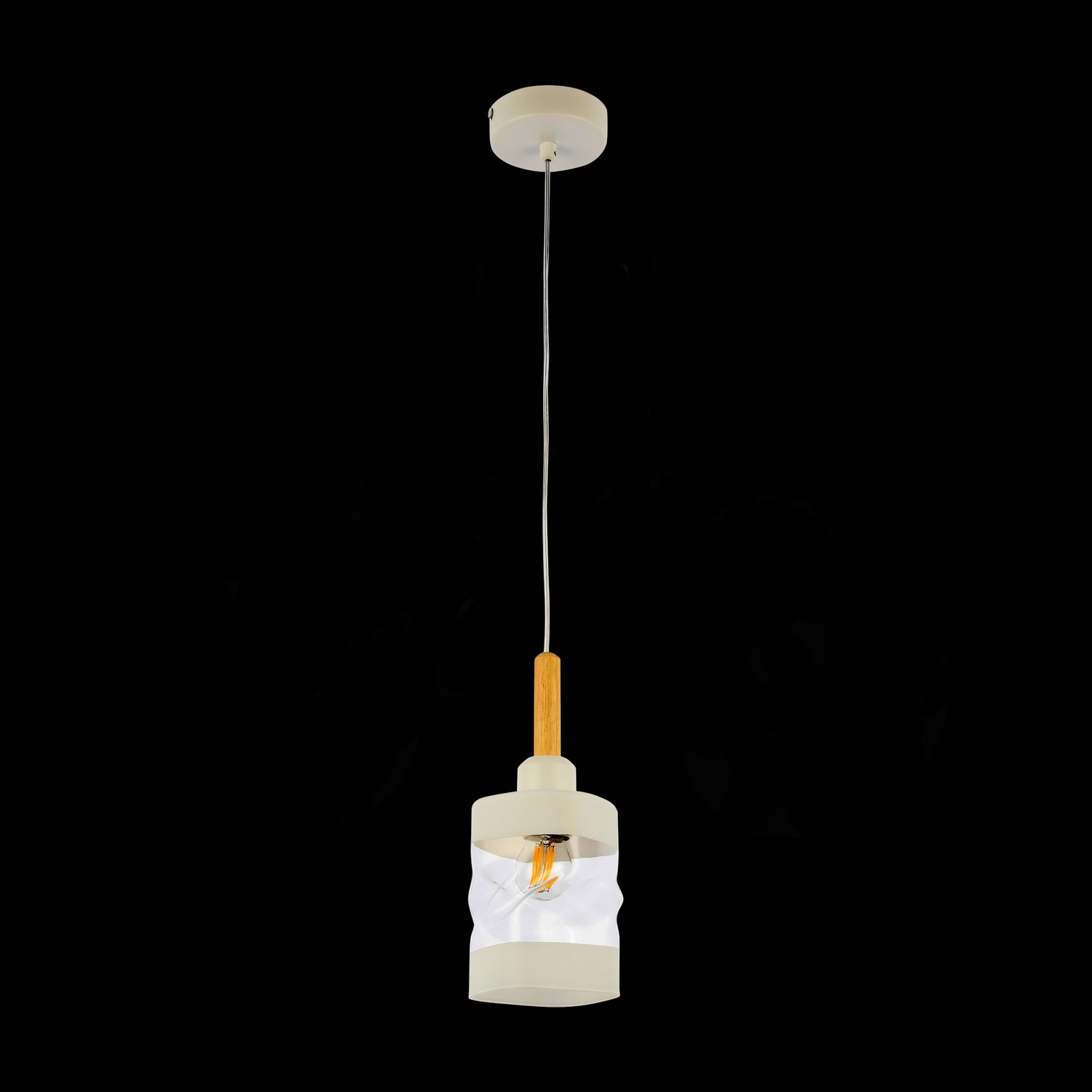 Подвесной светильник Evoluce ABIRITTO SLE114503-01, цвет белый;прозрачный - фото 4