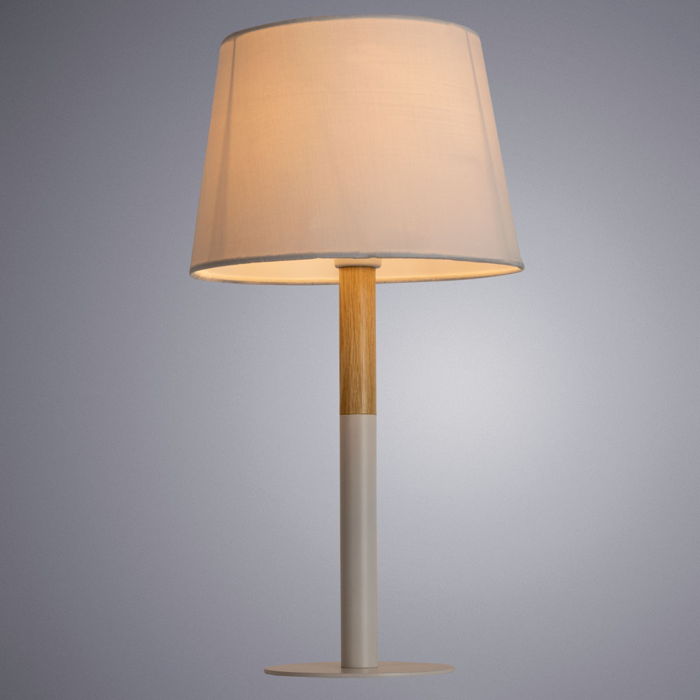 Настольная лампа Arte Lamp CONNOR A2102LT-1WH, цвет белый - фото 2