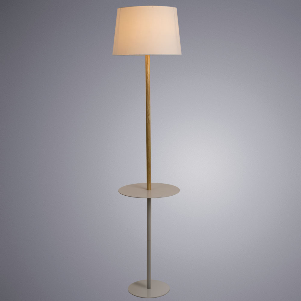 Торшер Arte Lamp CONNOR A2102PN-1WH, цвет белый - фото 2