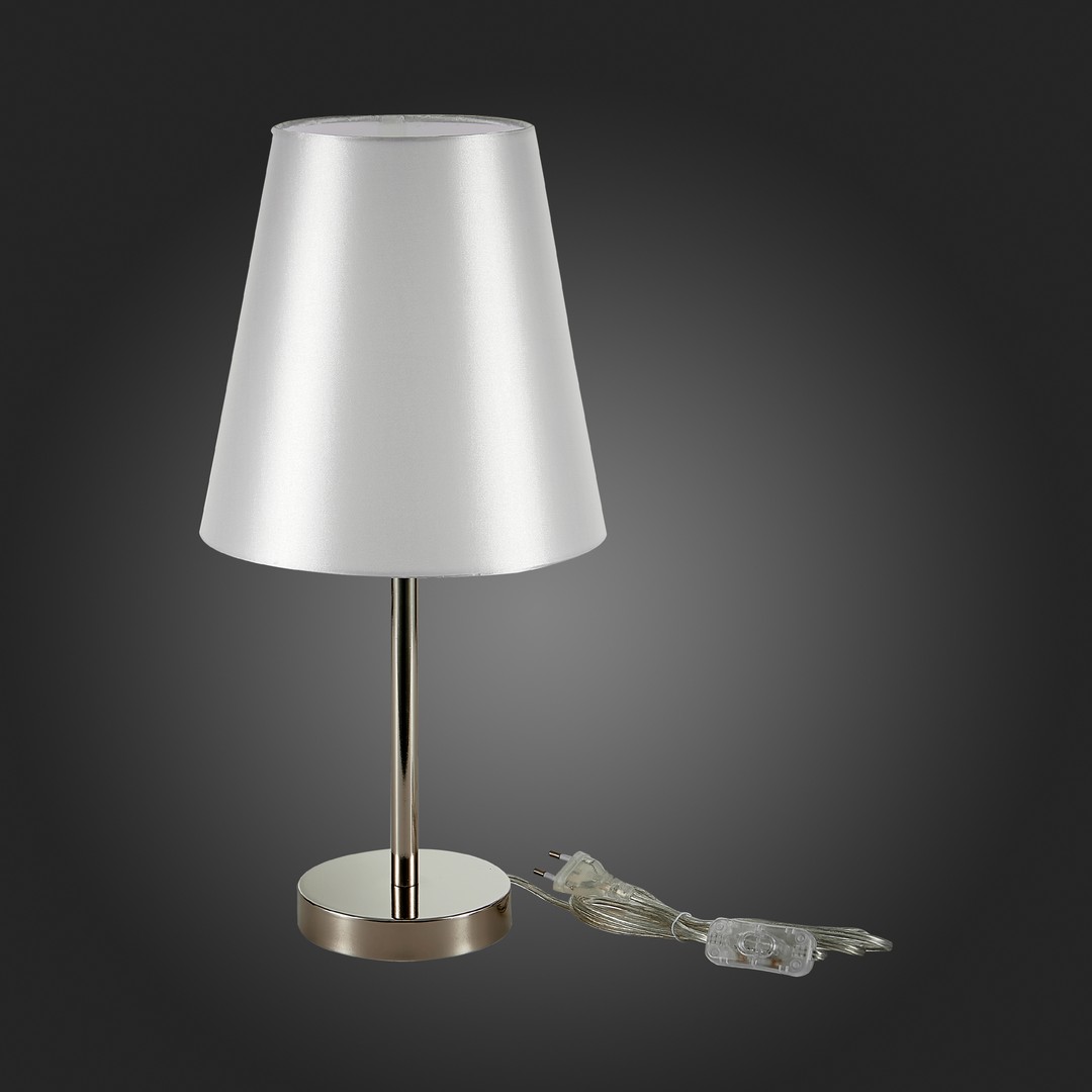 Настольная лампа Evoluce BELLINO SLE105904-01, цвет никель - фото 6