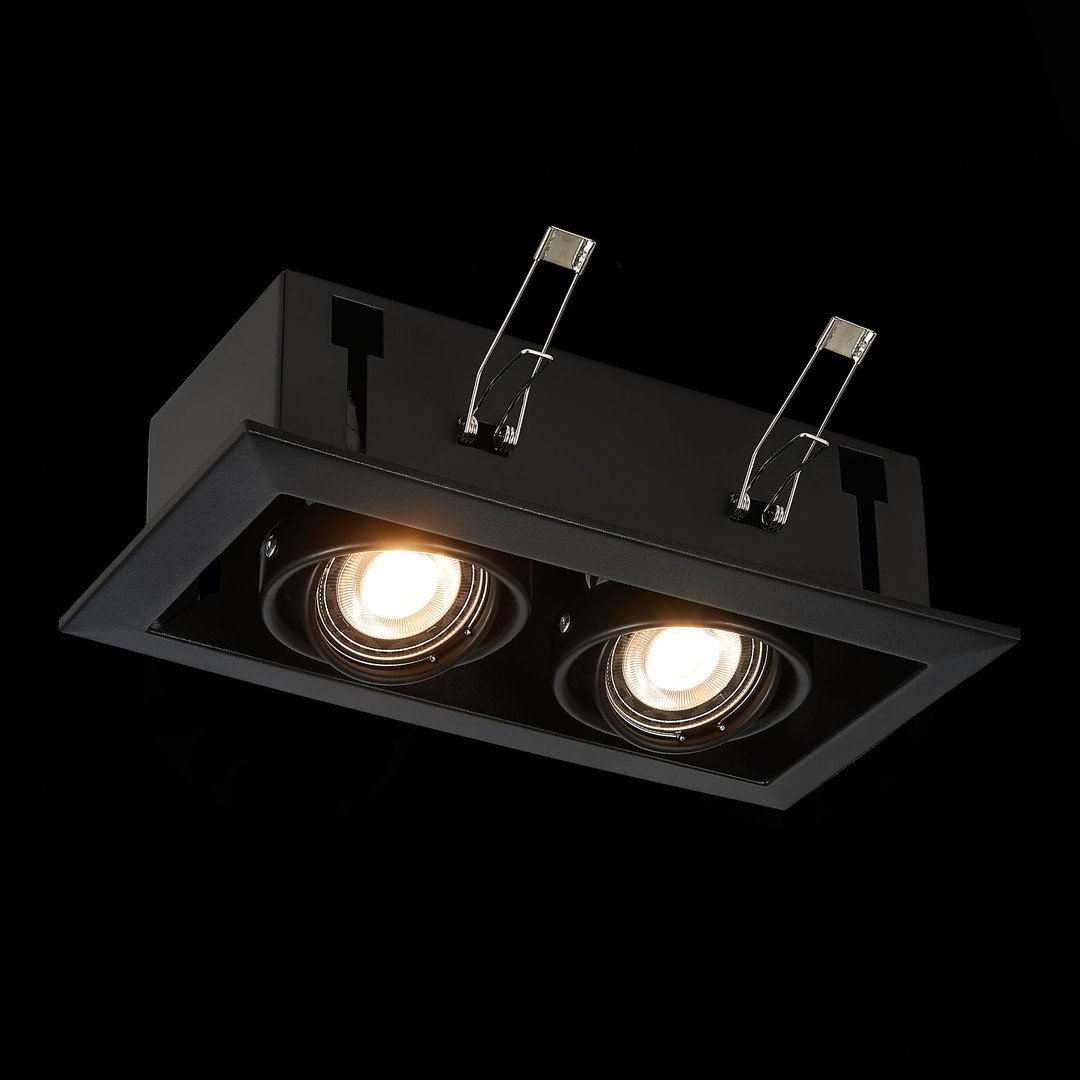 Встраиваемый светильник St Luce ST250.448.02, цвет черный - фото 2