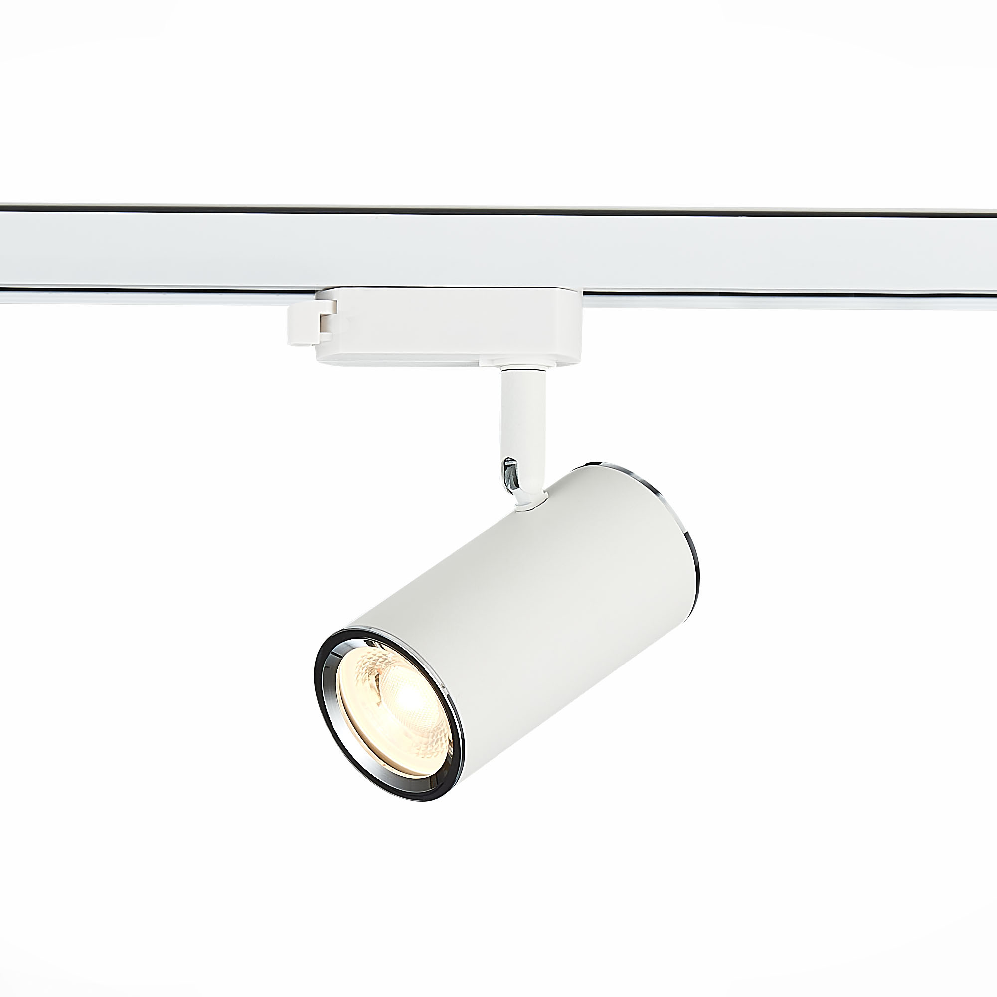 Трековый светильник St Luce ST301.506.01, цвет белый;хром - фото 1