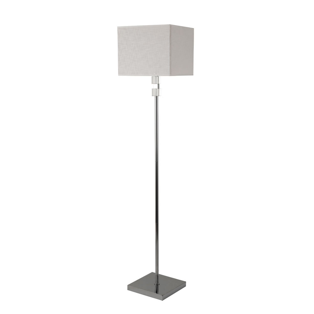 Торшер Arte Lamp NORTH A5896PN-1CC, цвет белый - фото 1