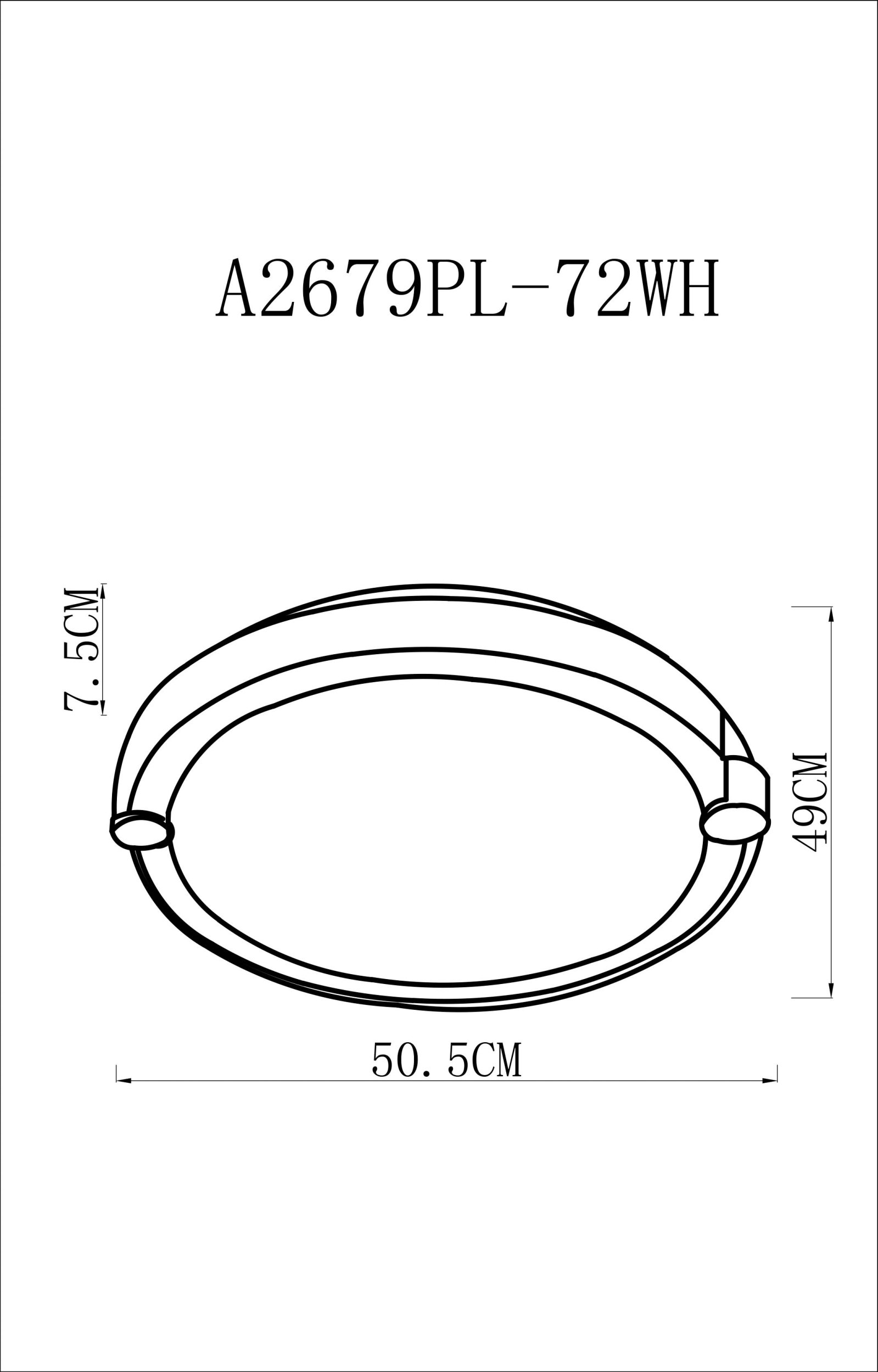 Люстра Arte Lamp BISCOTTI A2679PL-72WH, цвет белый - фото 5