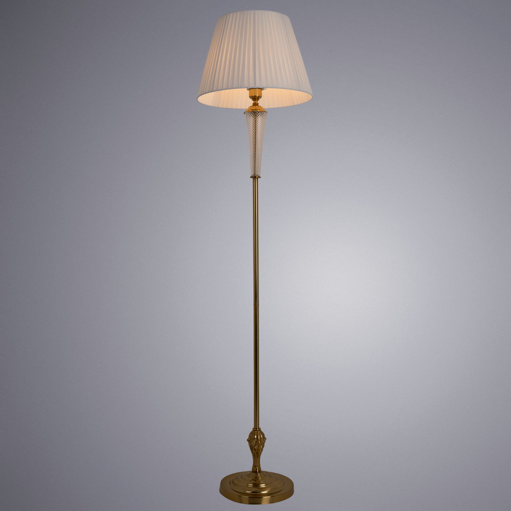 Торшер Arte Lamp GRACIE A7301PN-1PB, цвет белый - фото 2