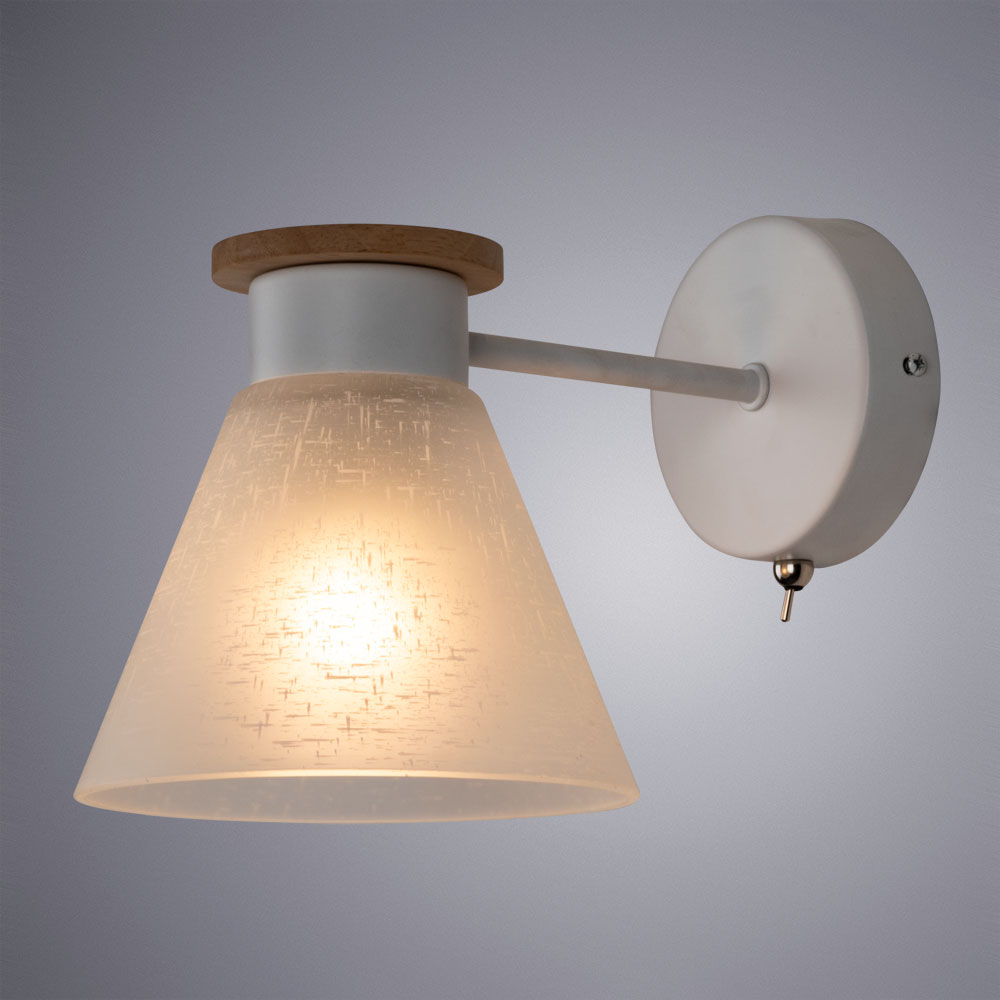 Бра Arte Lamp TYLER A1031AP-1WH, цвет белый - фото 2
