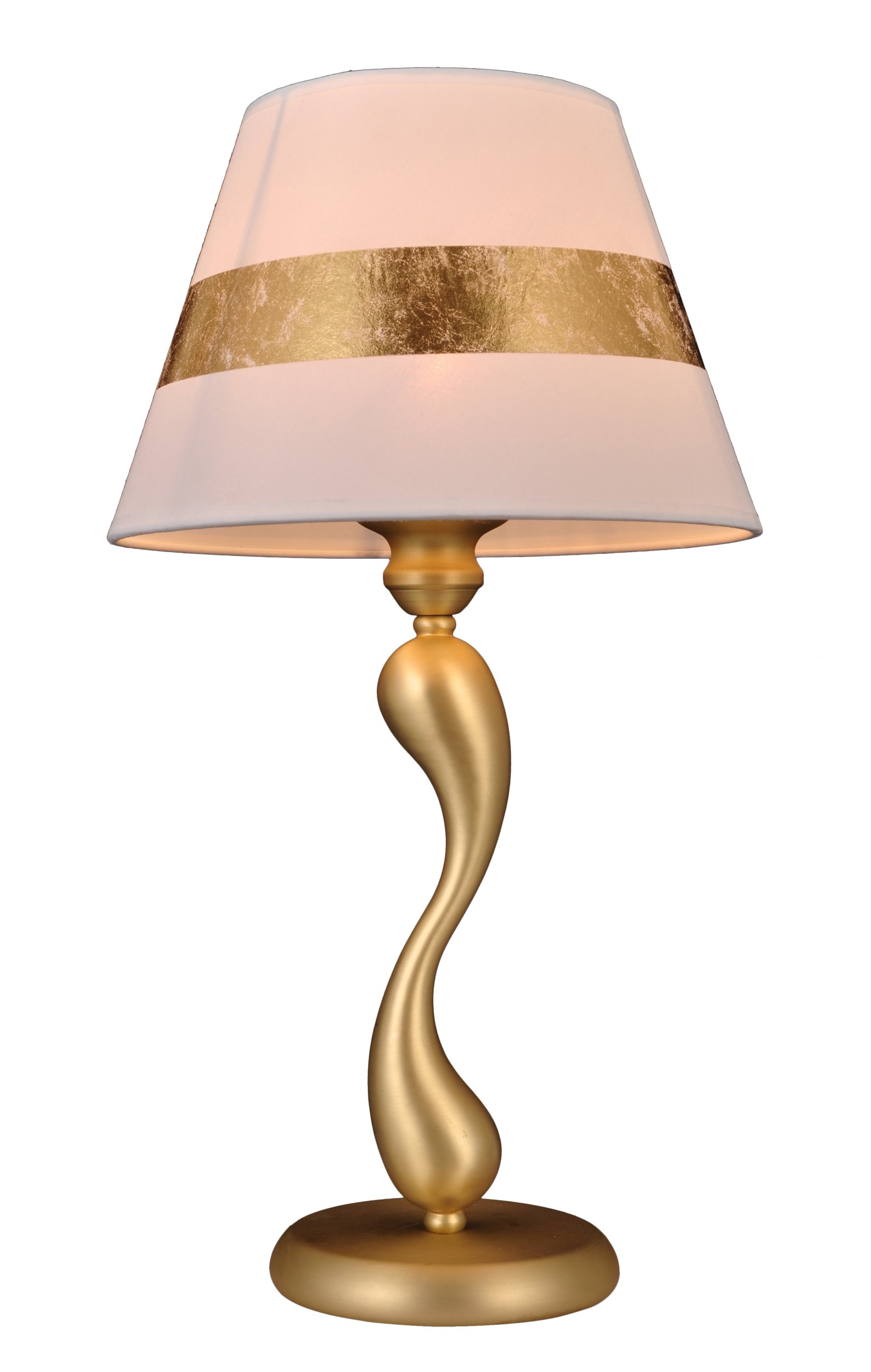Настольная лампа Natali Kovaltseva 75004/1T GOLD, цвет белый