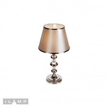 Декоративная настольная лампа iLamp BROOKLYN T2401-1 Nickel