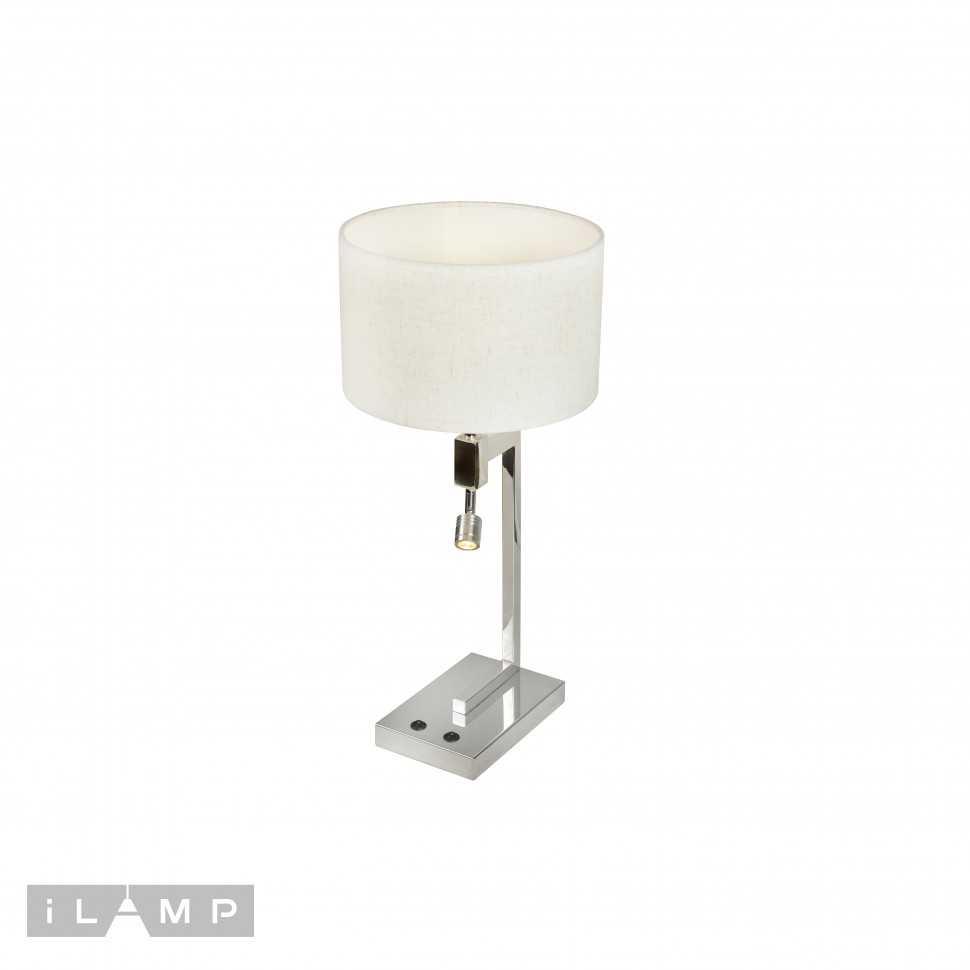 Настольная лампа iLamp CITY TJ001 CR, цвет белый - фото 3