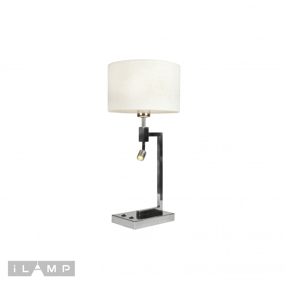 Настольная лампа iLamp CITY TJ001 CR, цвет белый - фото 1