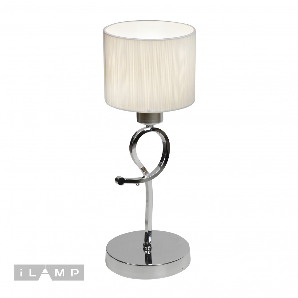 Настольная лампа iLamp BELLA RM1029/1T CR, цвет белый RM1029/1T CR - фото 2