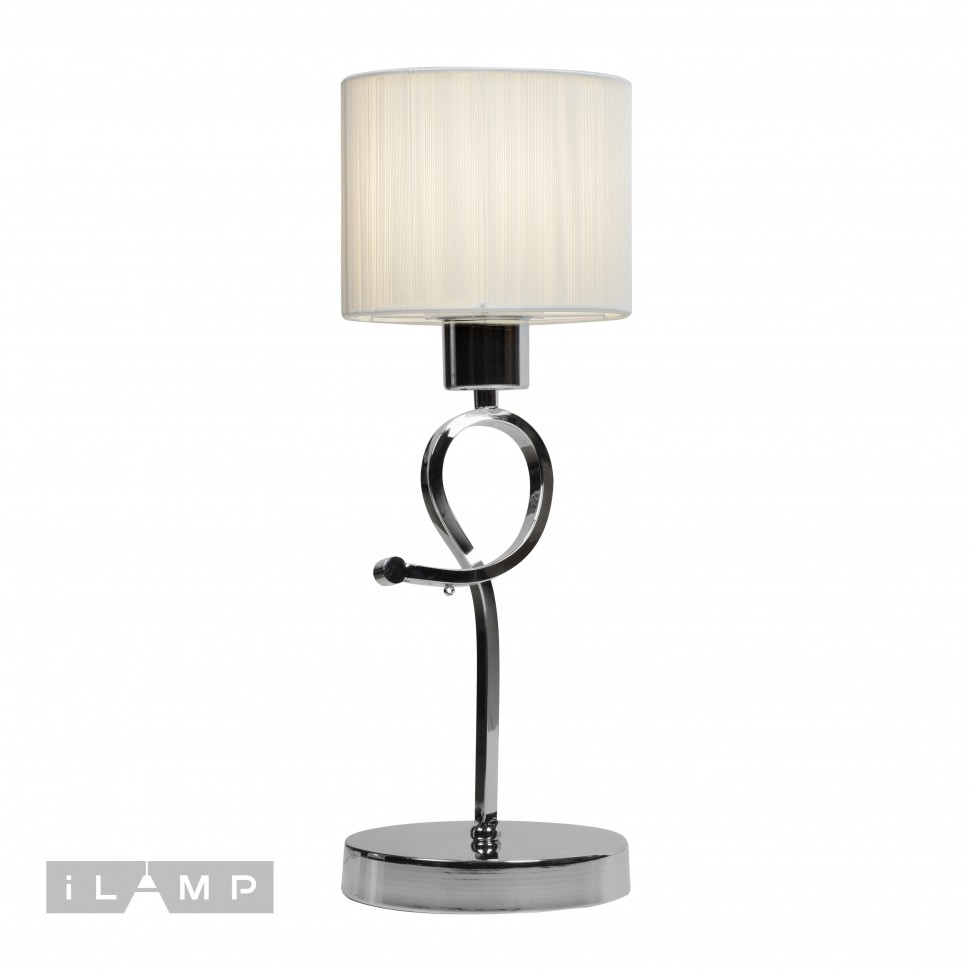 Настольная лампа iLamp BELLA RM1029/1T CR, цвет белый RM1029/1T CR - фото 3