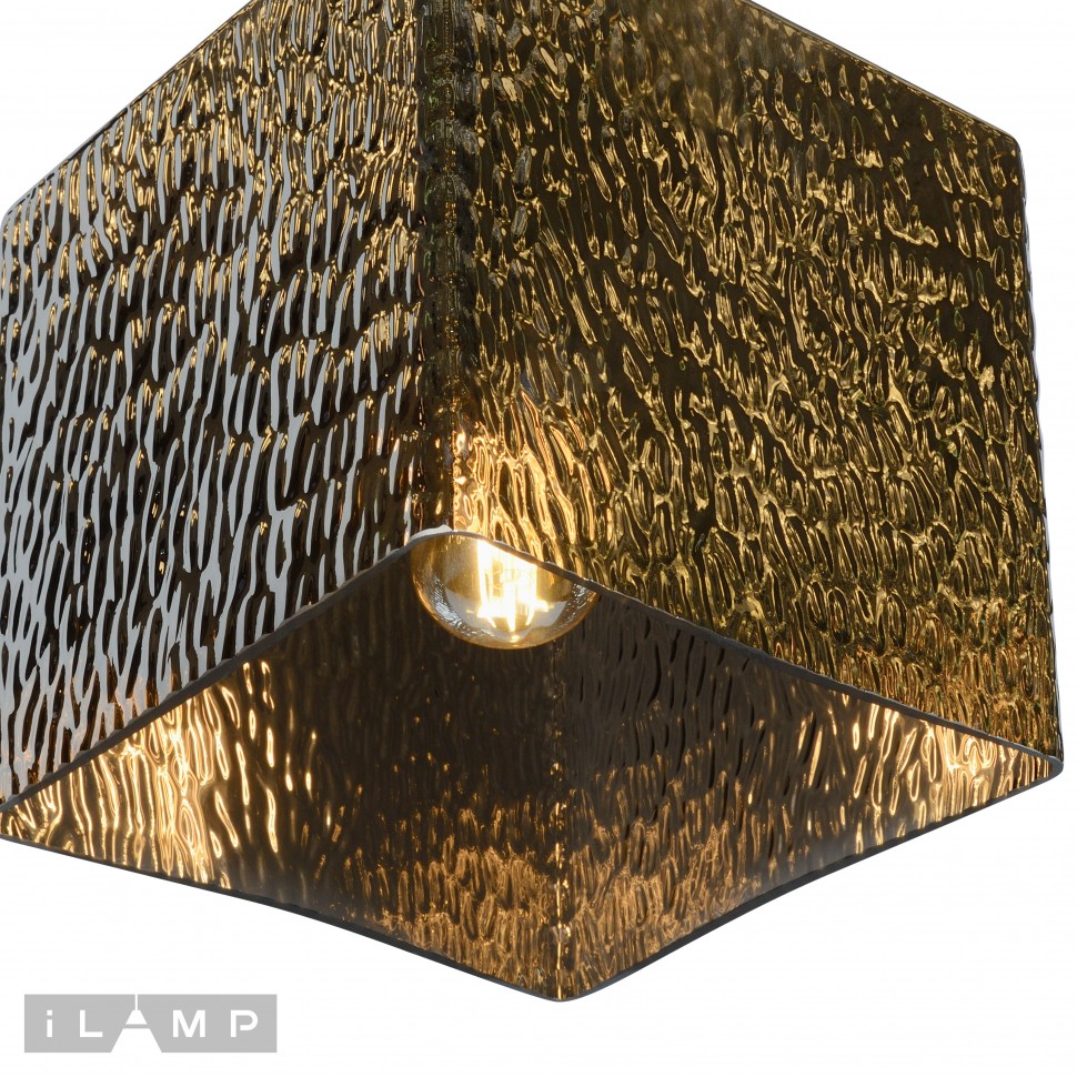 Светильник iLamp CUBE A1407 GD, цвет золотистый - фото 3