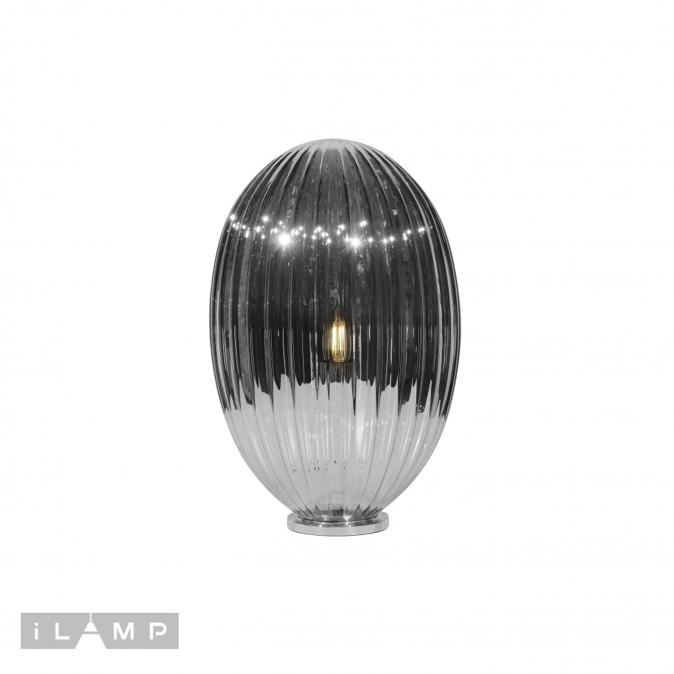 Настольная лампа iLamp JAZZ AT9003-1A GR, цвет серый - фото 1