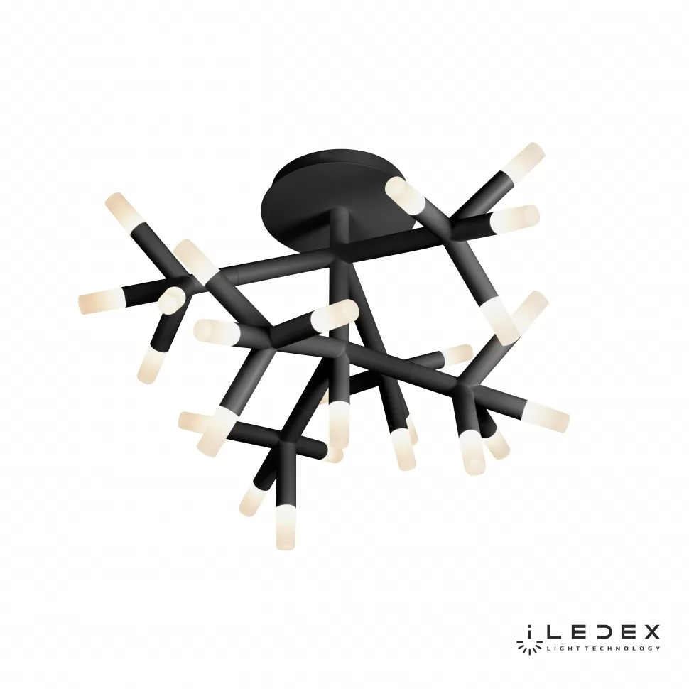 Люстра iLedex SAVAGE FS-017-X25 BK, цвет черный - фото 1