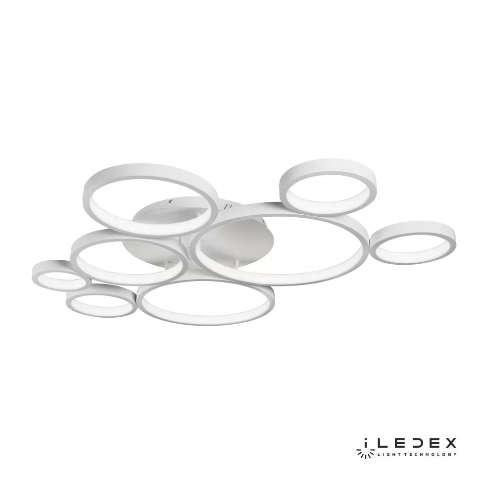 Светильник iLedex RING STAR 9004-8L-X WH, цвет белый - фото 2