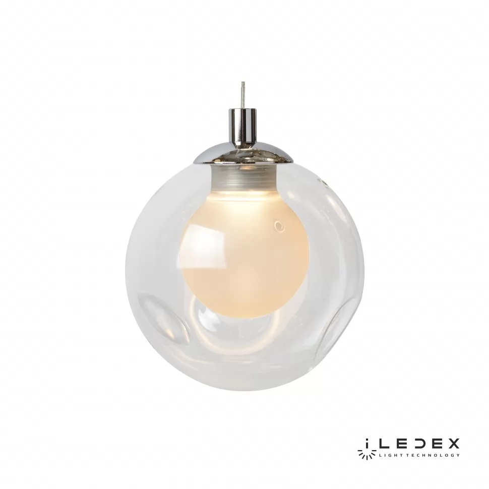 Светильник iLedex EPICAL C4492-3L CR, цвет хром;прозрачный - фото 2
