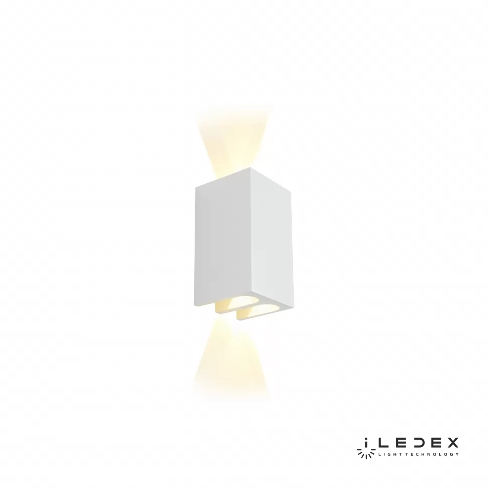 Светильник iLedex DOUBLE ZD8160-12W WH, цвет белый - фото 1