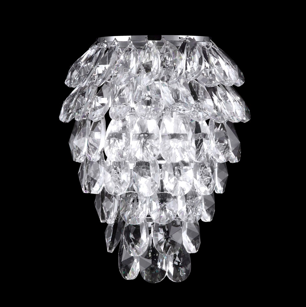 Настенный светильник Crystal Lux CHARME AP3 CHROME/TRANSPARENT бра crystal lux city lights ap3
