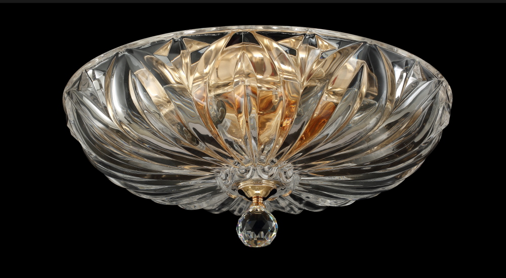 Светильник Crystal Lux DENIS DENIS D400 GOLD, цвет прозрачный - фото 3