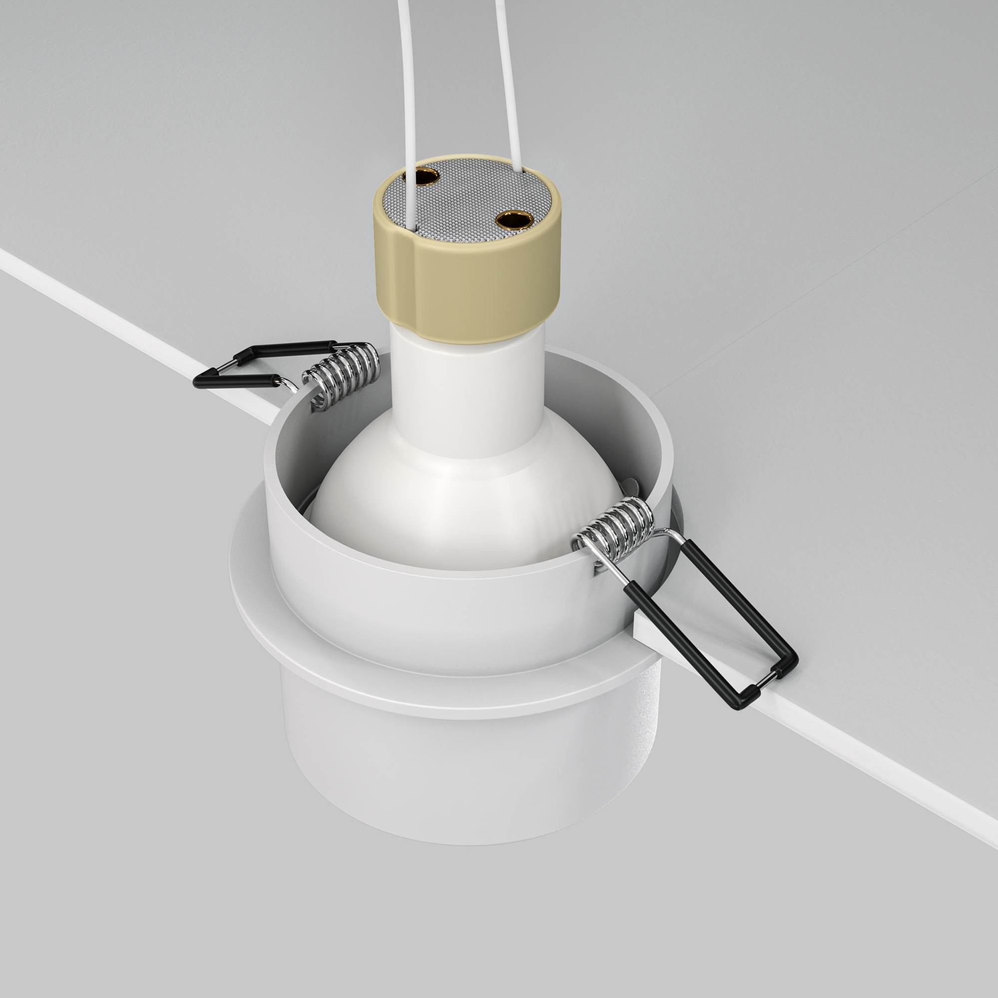 Встраиваемый светильник Maytoni REIF DL050-01WG, цвет белый;золотистый - фото 5