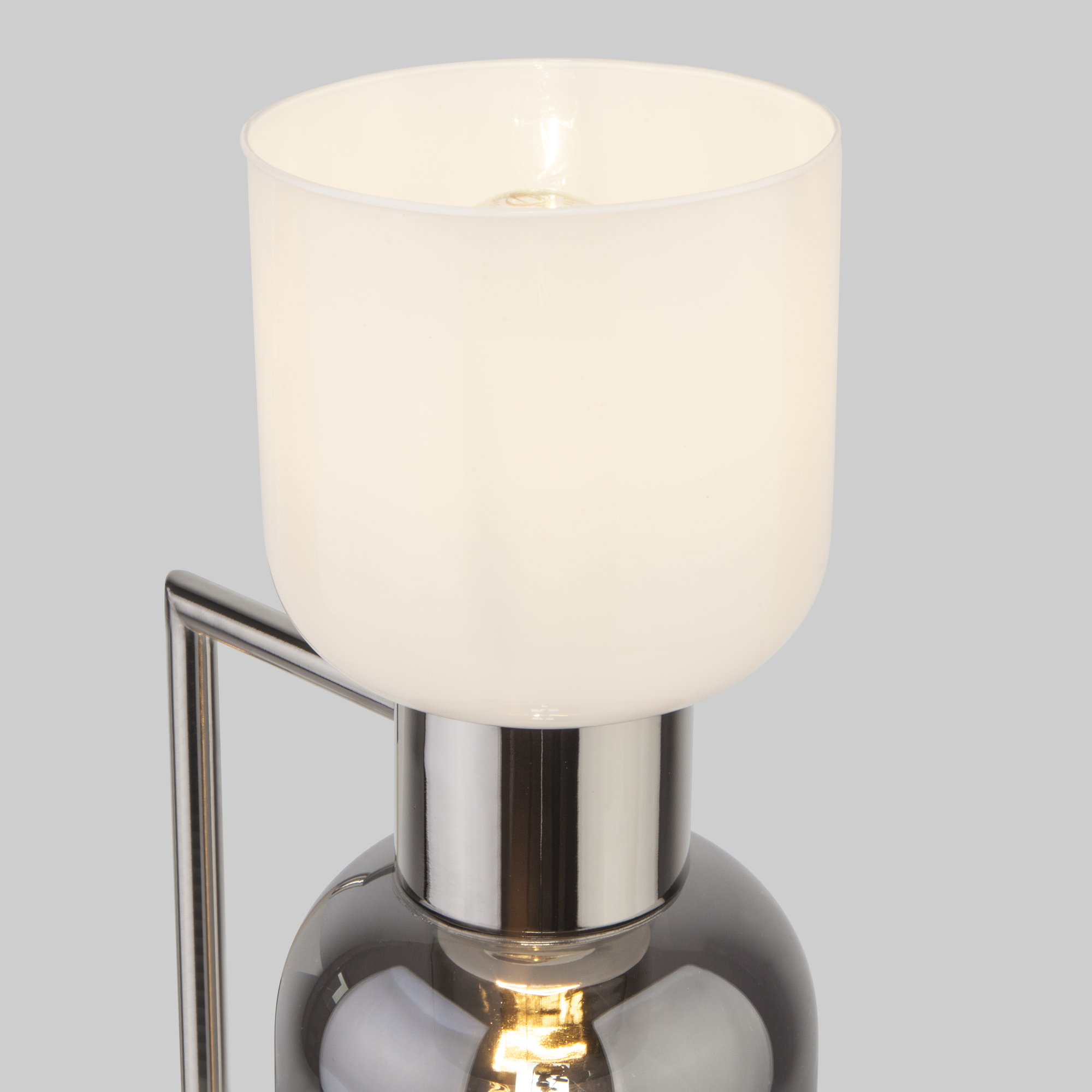 Настольная лампа Eurosvet TANDEM a052297 01084/2, цвет серый;белый - фото 3