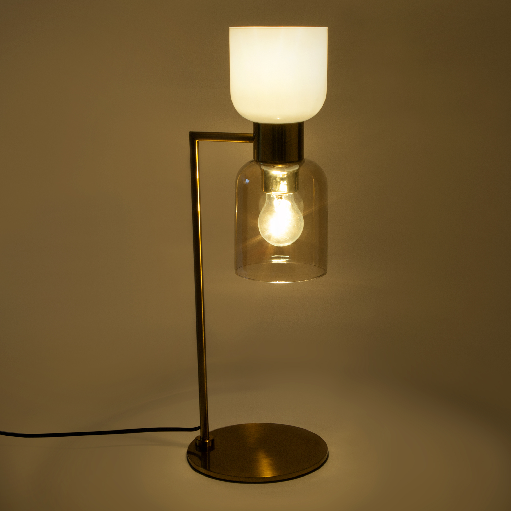 Настольная лампа Eurosvet TANDEM a052292 01084/2, цвет прозрачный;белый - фото 2