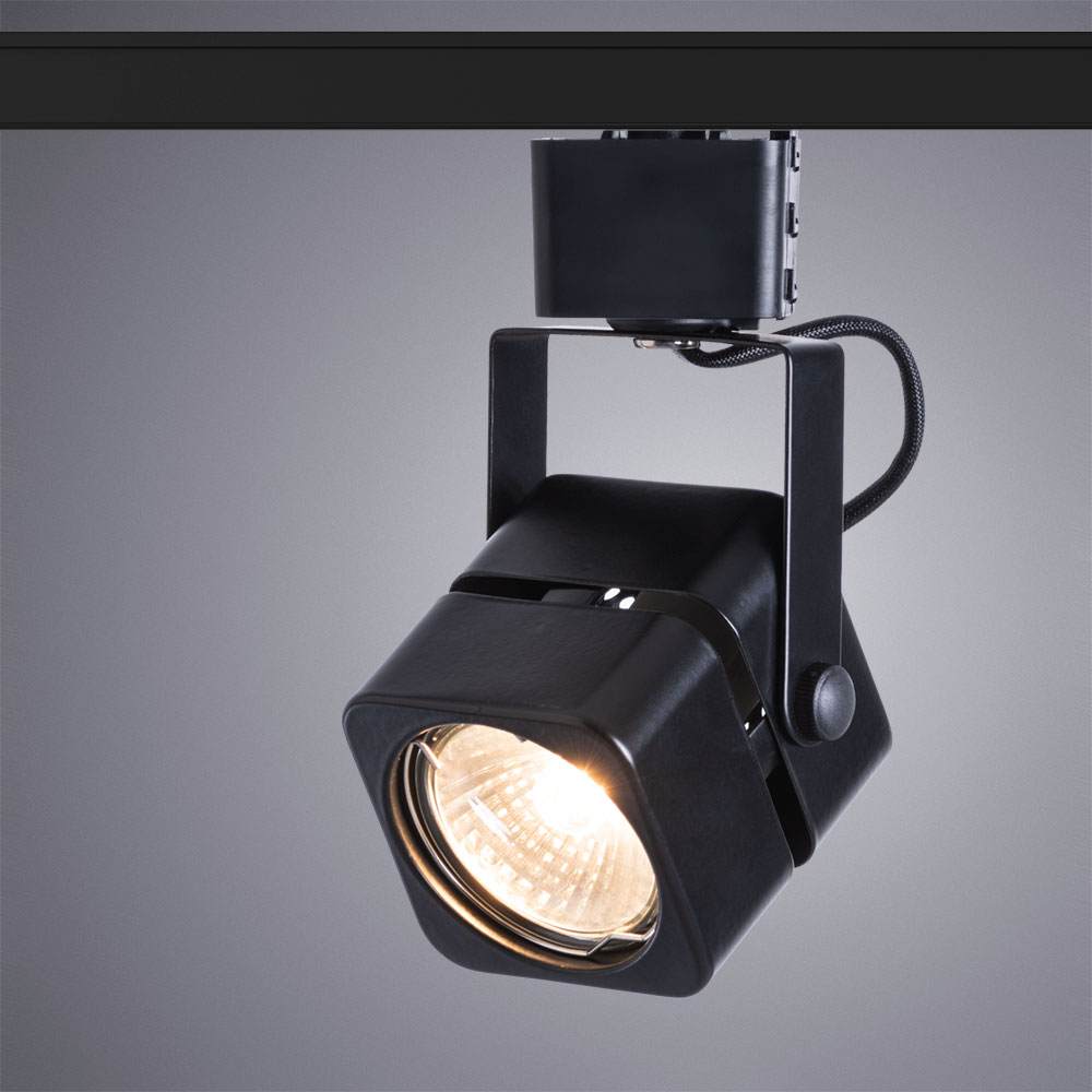 Трековый светильник Arte Lamp MISAM A1315PL-1BK, цвет черный - фото 2