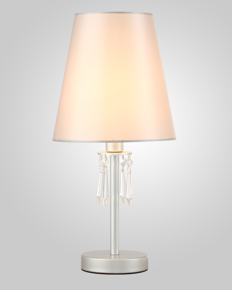 Настольная лампа Crystal Lux RENATA RENATA LG1 SILVER, цвет белый;серебристый - фото 2