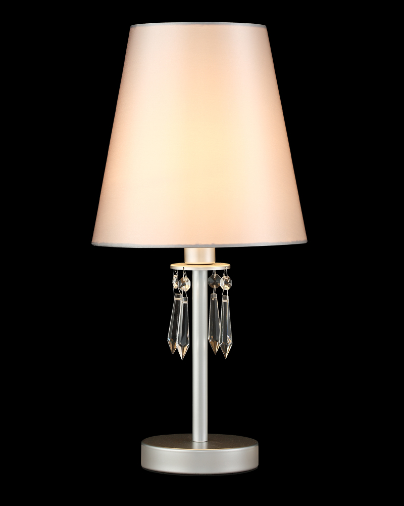 Настольная лампа Crystal Lux RENATA RENATA LG1 SILVER, цвет белый;серебристый - фото 4