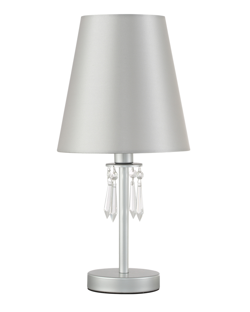 Настольная лампа Crystal Lux RENATA RENATA LG1 SILVER, цвет белый;серебристый - фото 1