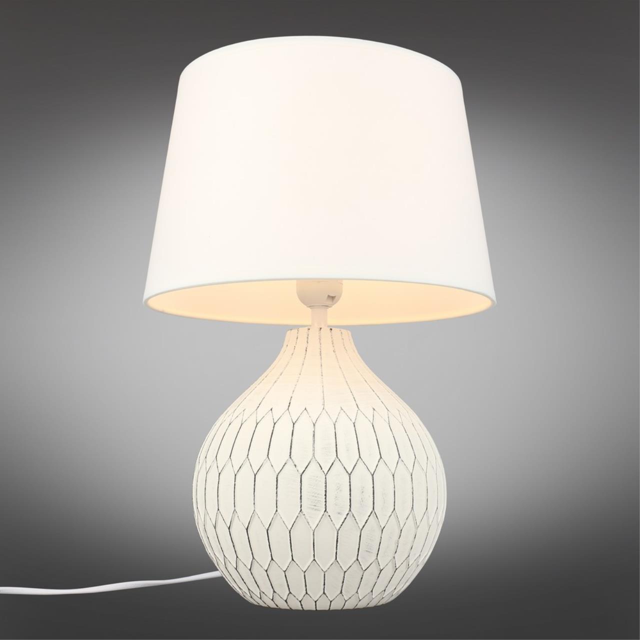 Настольная лампа Omnilux RIBOLLA OML-16604-01, цвет белый - фото 2