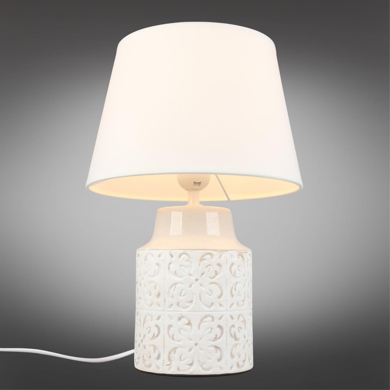 Настольная лампа Omnilux ZANCA OML-16704-01, цвет белый - фото 2