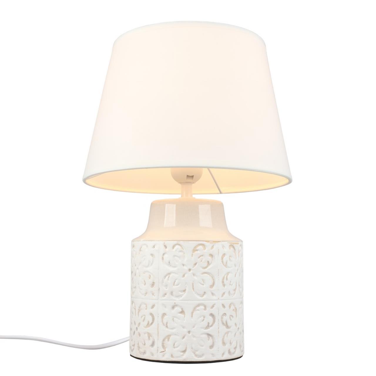 Настольная лампа Omnilux ZANCA OML-16704-01, цвет белый - фото 1