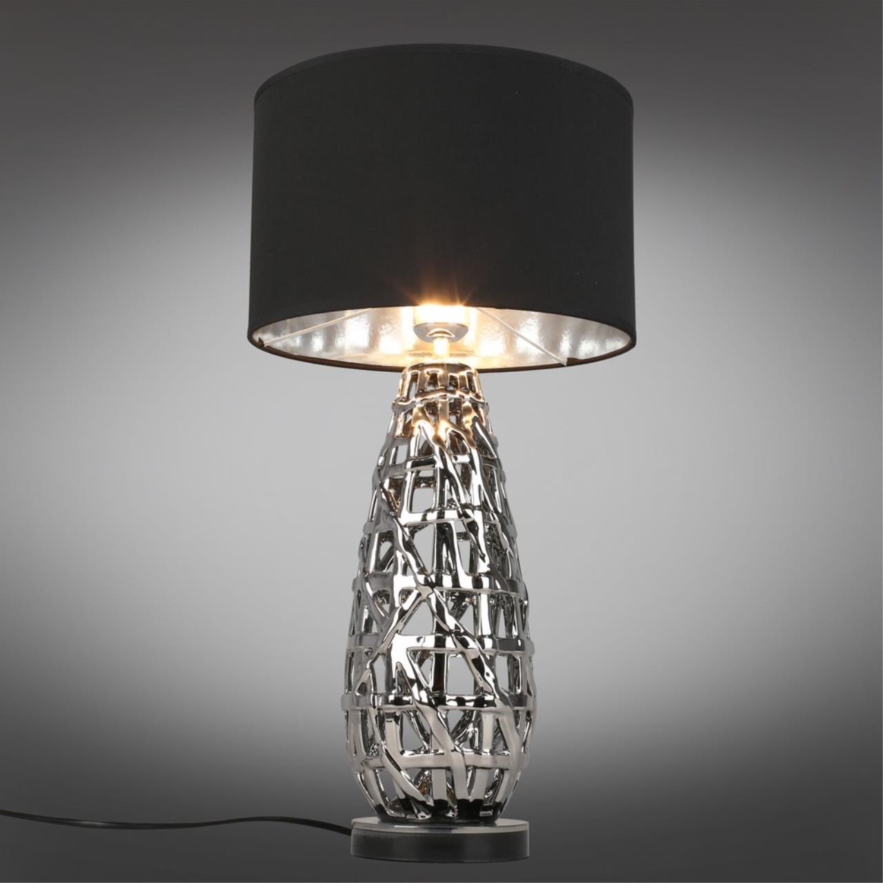 Настольная лампа Omnilux BORSELLI OML-19404-01, цвет черный - фото 2