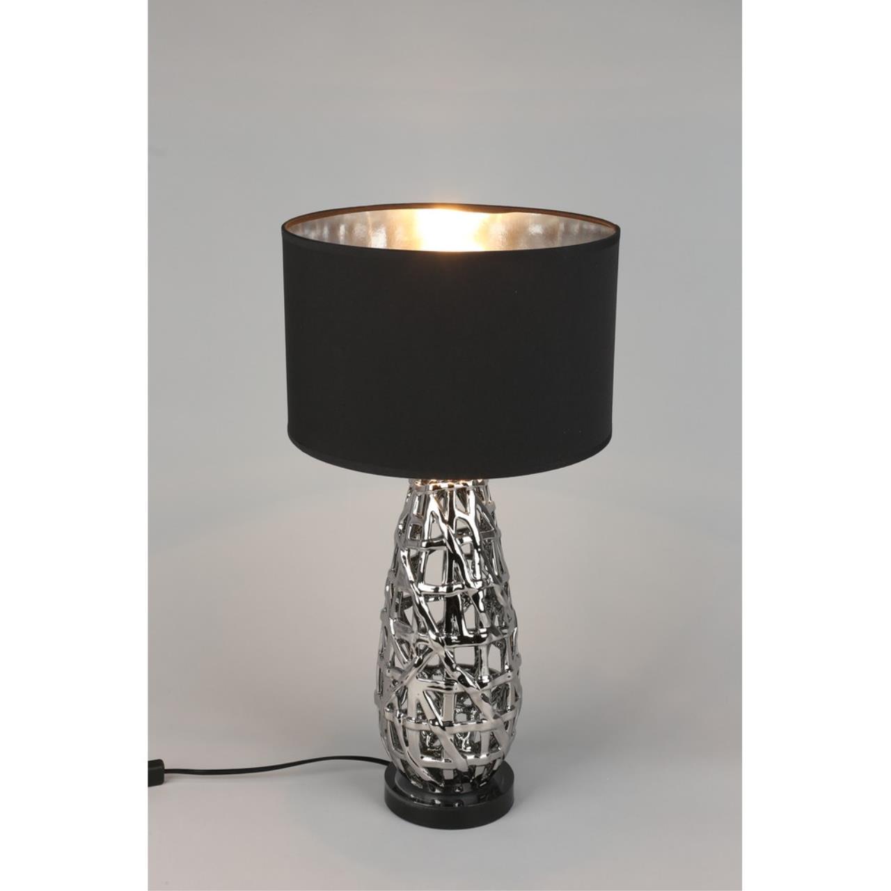 Настольная лампа Omnilux BORSELLI OML-19404-01, цвет черный - фото 4