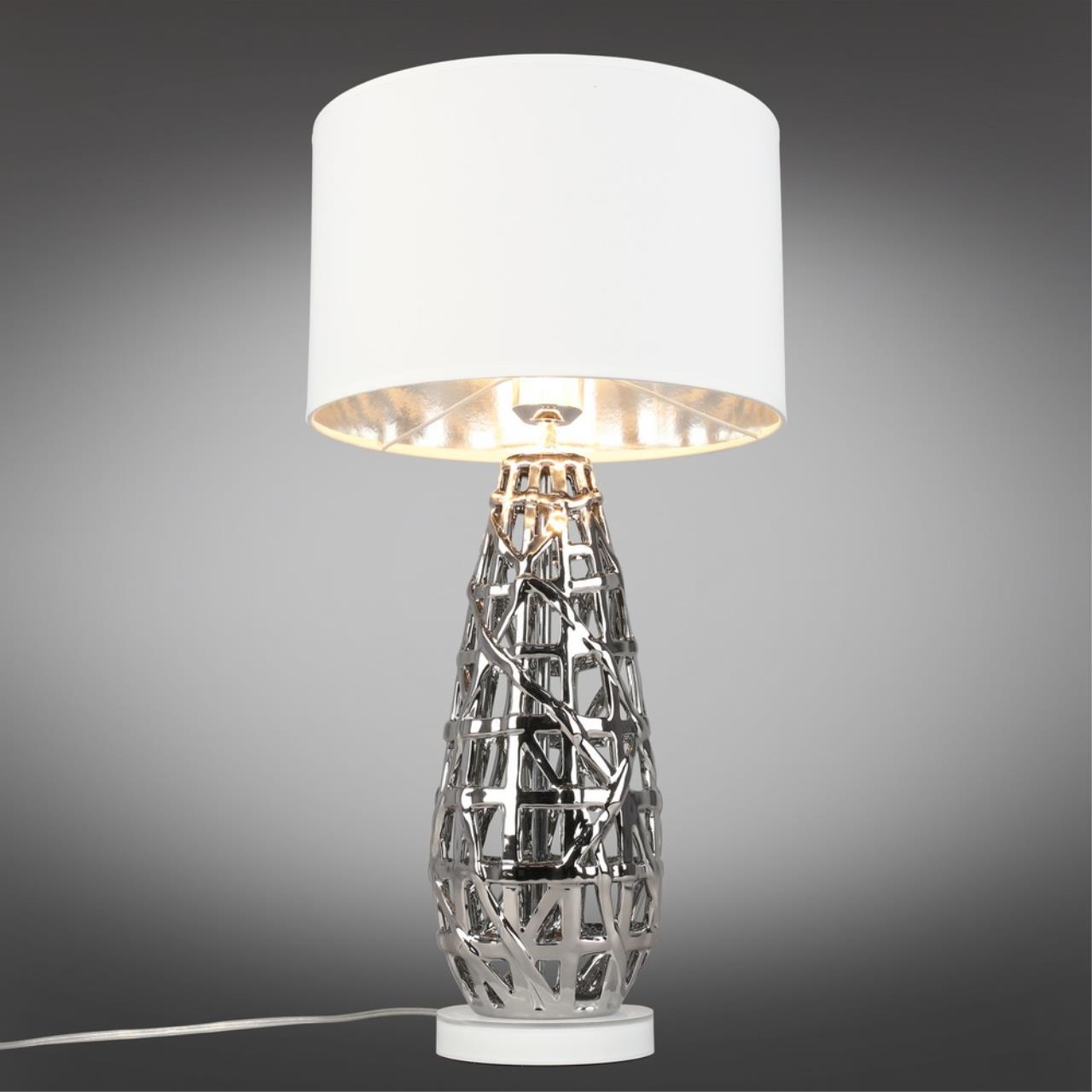 Настольная лампа Omnilux BORSELLI OML-19414-01, цвет белый - фото 2