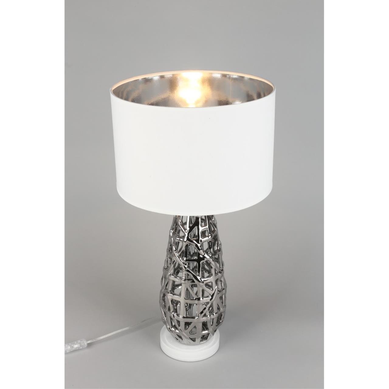 Настольная лампа Omnilux BORSELLI OML-19414-01, цвет белый - фото 3