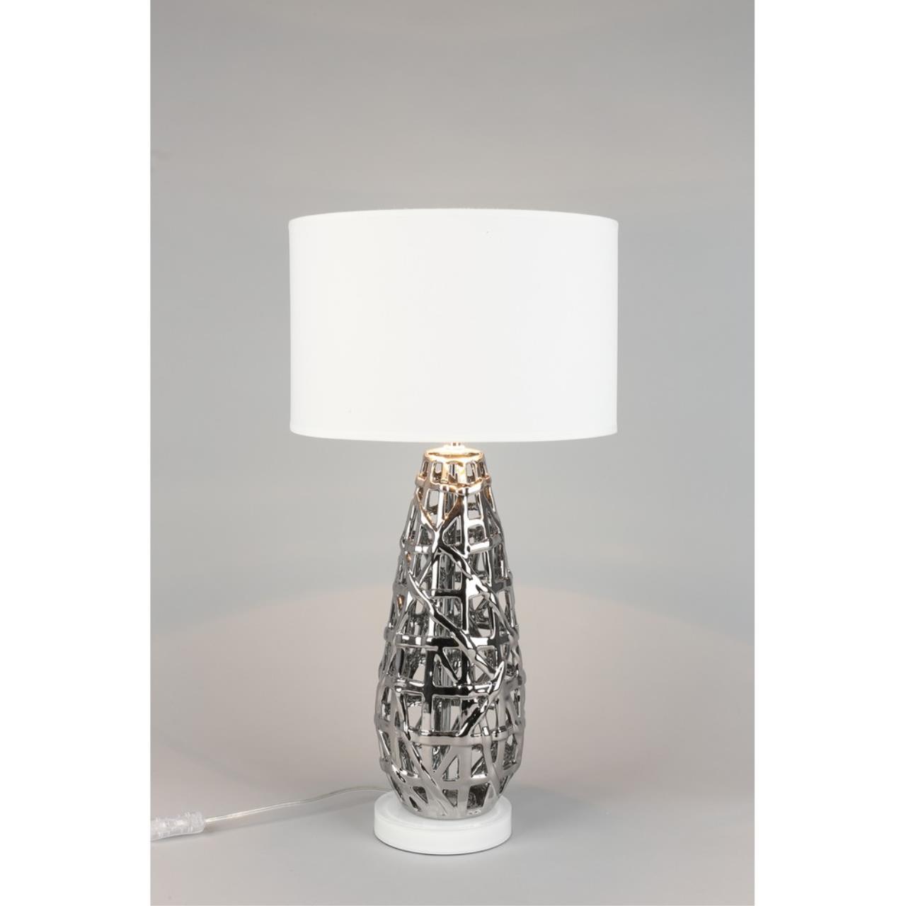 Настольная лампа Omnilux BORSELLI OML-19414-01, цвет белый - фото 4