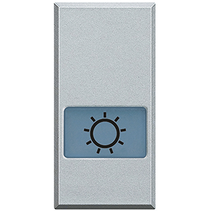 Клавиша с подсвеч-ым символом Лампа для выкл-ей в дизайне AXIAL, 1 мод Bticino AXOLUTE HC4921LA