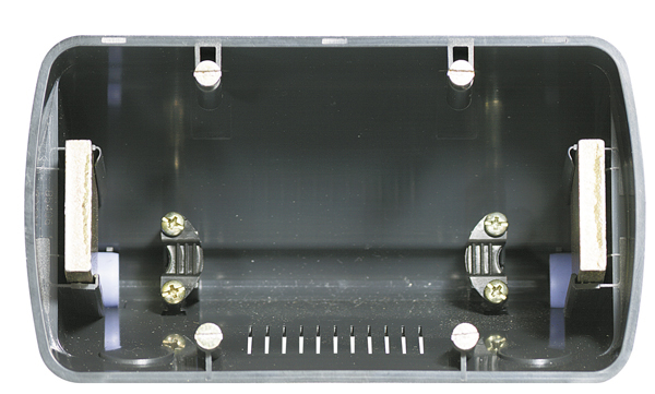 Коробка д/настольного монтажа с супортом, 4 Модуля Bticino 504LIV, цвет черный