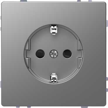 Розетка, с/з Schneider Electric MERTEN D-Life MTN2400-6036, цвет серый - фото 1